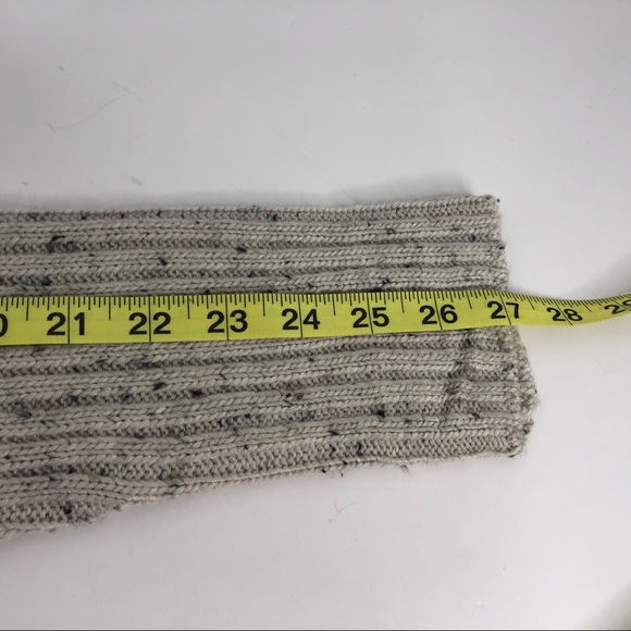 Braeve Cowl Neck Oatmeal Hi Low Hem Sweater L - Picture 6 of 7